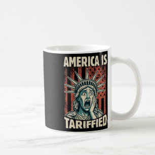 Caneca De Café América engraçada está tão tarifada Trump Tarifas 