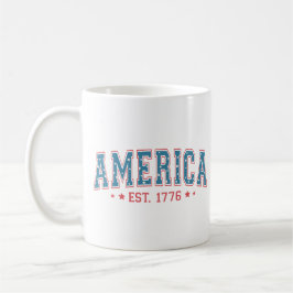 Caneca De Café América Est 1776