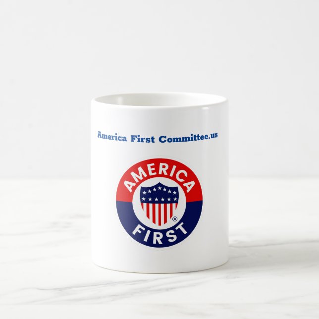 Caneca De Café America First Committee Small Caffee Mug (Centro)