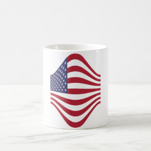Caneca De Café America Flag Coffee Mug