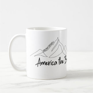 Caneca De Café América, o belo golfo Denali do México