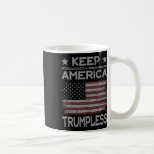 Caneca De Café América Trumpless - Anti Trump Afetou Americano