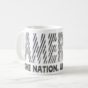 Caneca De Café América, uma nação sob Deus, Camiseta Americana