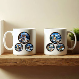 Caneca De Café American Akita 6-Image Coffee Mug Design