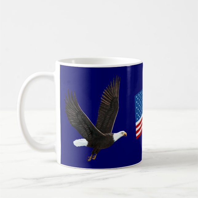 Caneca De Café American Bald Eagle Mug (Esquerda)