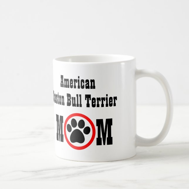 Caneca De Café American Boston Bull Terrier Dog Lover (Direita)