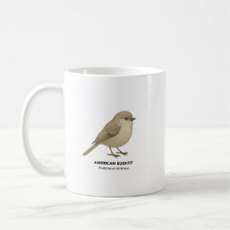 Caneca De Café American Bushtit - Coleção Curada da Califórnia