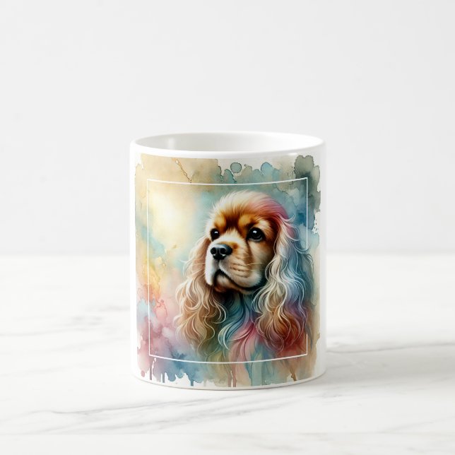 Caneca De Café American Cocker Spaniel Dog 070824AREF137 - Waterc (Centro)