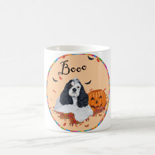 Caneca De Café American Cocker Spaniel Halloween