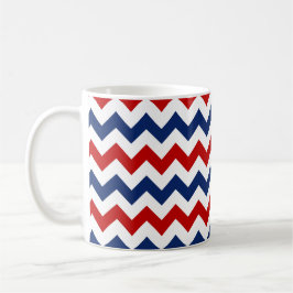 Caneca De Café American Colors Chevron Stripes