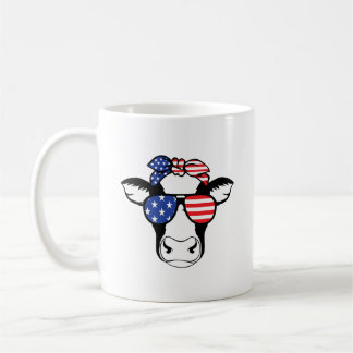 Caneca De Café American Cow Mug