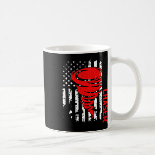 Caneca De Café American Flag Estados Unidos Tornado Storm Chaser