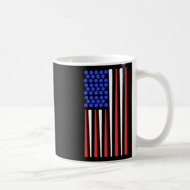 Caneca De Café American Flag Snooker Billiard Player Billiard Bil (Direita)