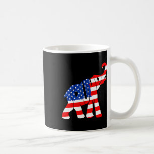 Caneca De Café American Flag Trump