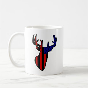 Caneca De Café American Flag Whitetail Buck