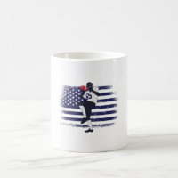 American Football Fan Jersey Shirt USA Flag