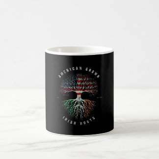 Caneca De Café American Grown Irish Root Ireland Flag Green