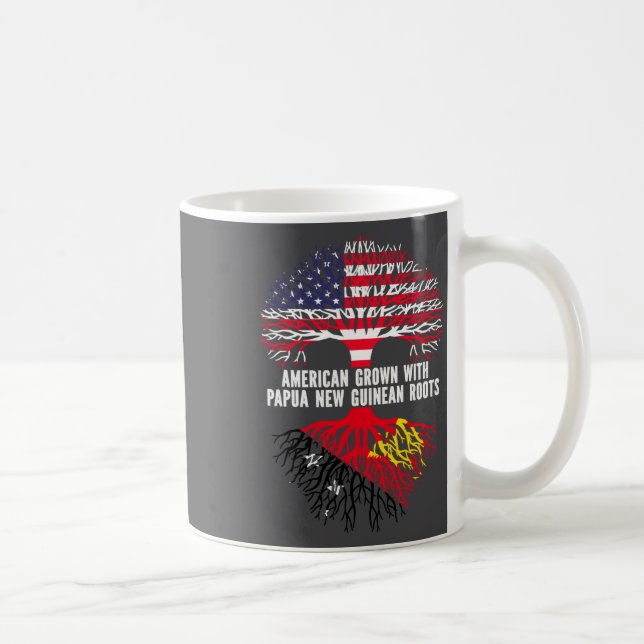 Caneca De Café American Grown With Papua New Guinean Roots Usa  (Direita)