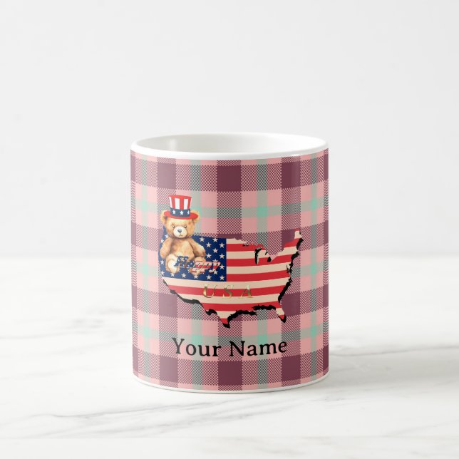 Caneca De Café American Happy Bear (Centro)