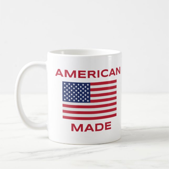Caneca De Café American Made Classic Mug - Nascer nos EUA (Esquerda)