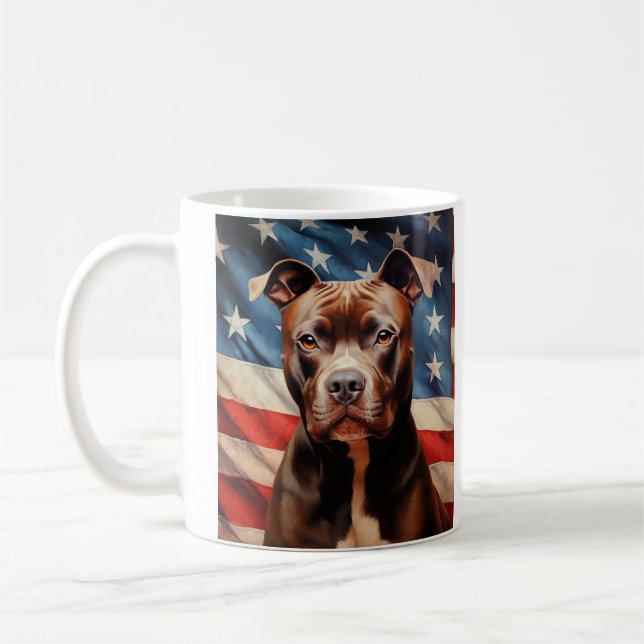 Caneca De Café American Pit Bull Terrier (Esquerda)
