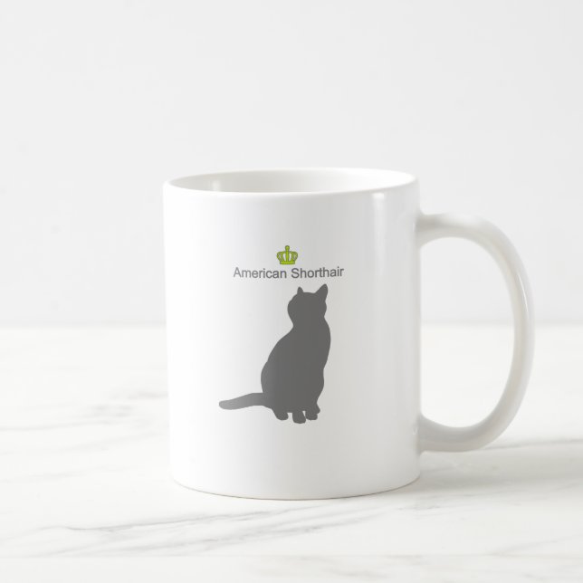 Caneca De Café American Shorthair g5 (Direita)