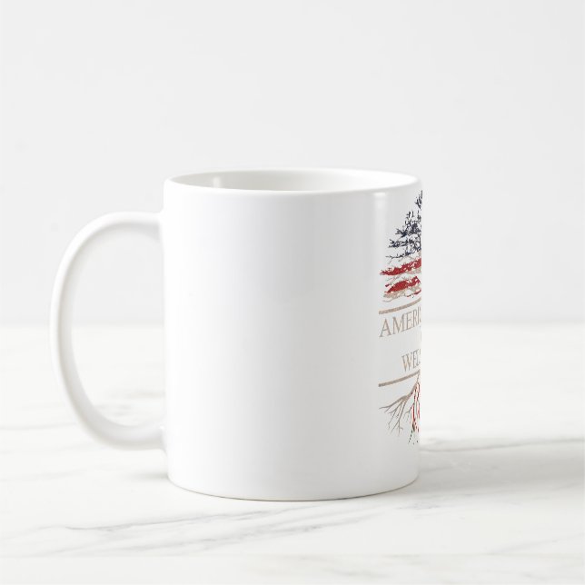Caneca De Café Americano cultivado com raízes de galês (Esquerda)