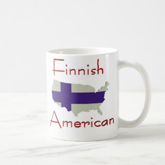 Caneca De Café Americano de Finniah (mapa dos EUA)