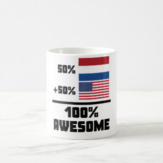 Caneca De Café Americano do Dutch 50% de 50% 100% impressionante