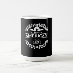 CANECA DE CAFÉ AMERICANO   EUA 1776   LIBERDADE DE PAÍSES DA FAMÍ