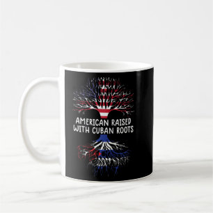 Caneca De Café Americano Levantado Com Raízes Cubanas Homens De B