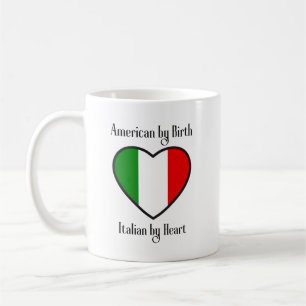 Caneca De Café Americano por Nascimento, Italiano por Coração