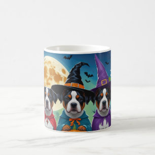 Caneca De Café Americano Staffordshire Dog Pumpkin Halloween Engr