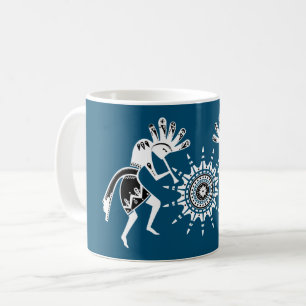 Caneca De Café Americanos nativos - Sun Dancing Kokopelli 2