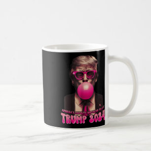 Caneca De Café Américas - Favorito condenado Felon Pink Trump Bub