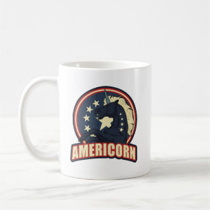 Caneca De Café Americorn 4 de julho
