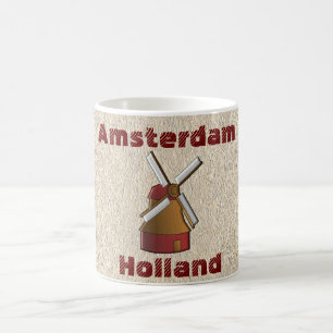 Caneca De Café Amesterdã Holland - souvenir café
