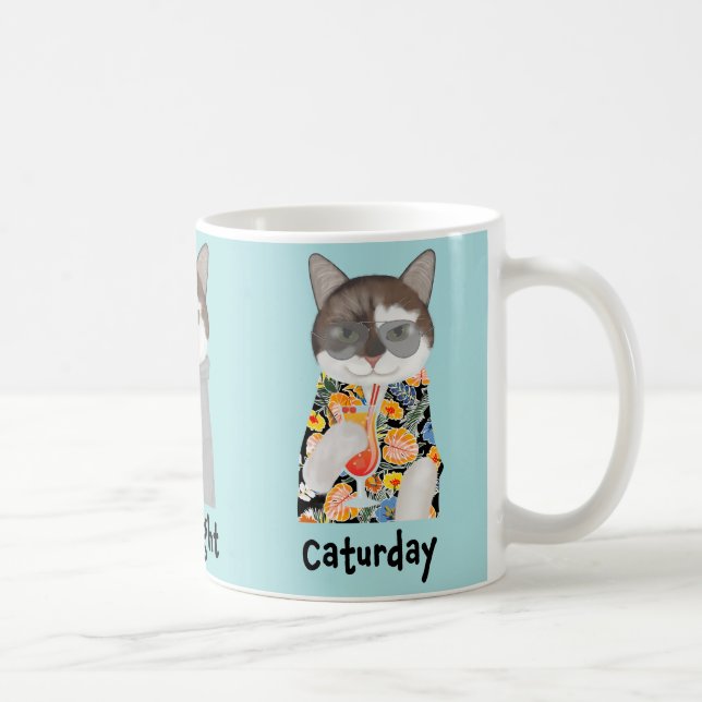 Caneca De Café Ami, o Office Cat Mug (Direita)