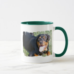 Caneca de café amigável de Rottweiler