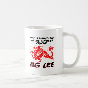 Caneca De Café Amigo Chinês Ug Lee Funny Mug