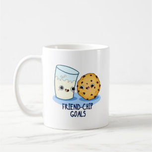 Caneca De Café Amigo Chip Gote De Leite E Cookies