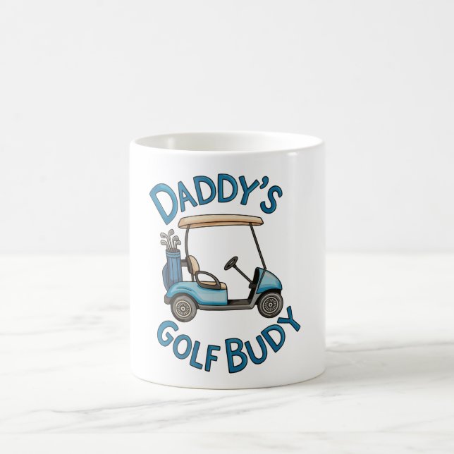 Caneca De Café Amigo de Golfe do Papai Dia dos Pais Golfe Pai (Centro)