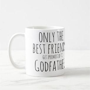 Caneca De Café amigo do padrinho. melhor