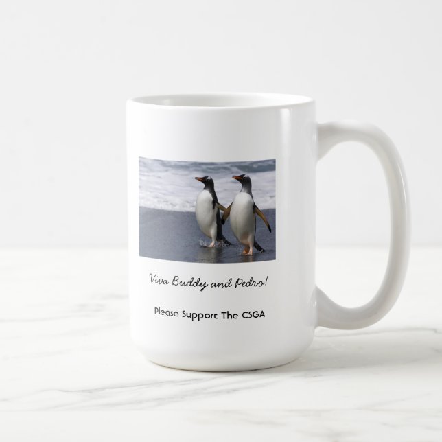 Caneca De Café Amigo e Pedro (Direita)