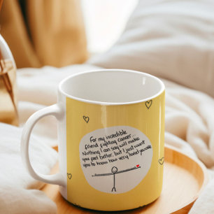 Caneca De Café Amigo Passando por Câncer 