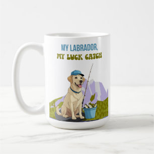 Caneca De Café Amigo Pescador – Edição Labrador Retriever