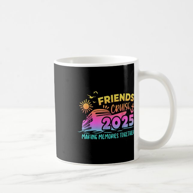 Caneca De Café Amigos Cruise Squad Memories Summer Togeth (Direita)
