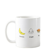 Amigos da torta de creme da banana