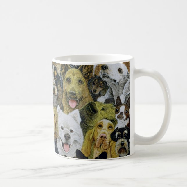 Caneca De Café Amigos do cão (Direita)