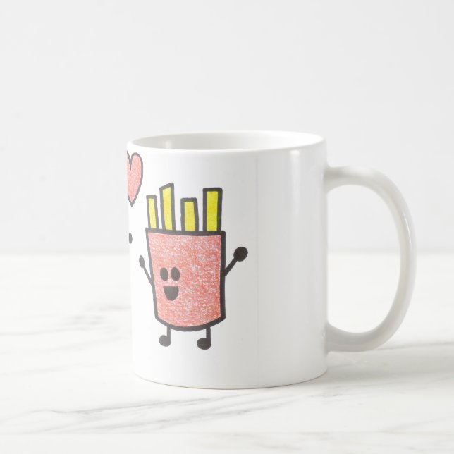 Caneca De Café Amigos do fast food (Direita)